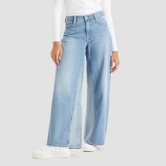 Levis Baggy Jeans, Levis Baggy, Baggy Jeans Women, Baggy Wide Leg Jeans, Big Jeans, 90s Baggy, Levis Women, Relaxed Jeans, Pair Of Pants