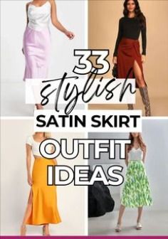 Satin Skirt Outfit Summer, Satin Skirt Outfit, Skirt Outfit Summer, Skirt Outfit Ideas, Summer Dressing, Effortlessly Chic Outfits, Stylish Skirts, Romantic Outfit, Trendy Fall Outfits