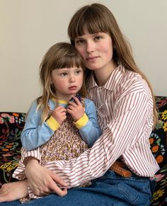 Caroline Bille Brahe and her daughter Sonya wearing Peggy Perle. Discover the Mother's Day selection at www.sophiebillebrahe.com @caroline_brasch and Sonya photographed by @elizabethheltoft Mini Outfit, Family Lifestyle, Photo Projects, Family Outfits, Photo Reference