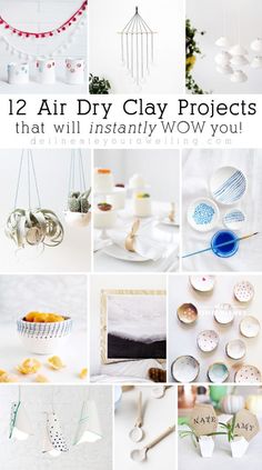 12 air dry clay projects that will totally wow you