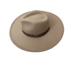 Structured Panama Hat with a wide brim in faux felt. This trendy hat is sure to complete any fall, summer, or winter look. Matching grosgrain band. 65% Cotton 35% Poly Beige Boater Hat With Flat Brim For Fall, Beige Wide Brim Boater Hat For Fall, Beige Flat Brim Boater Hat For Fall, Casual Wide Brim Felt Hat For Kentucky Derby, Beige Sun Hat With Curved Brim For Fall, Beige Curved Brim Sun Hat For Fall, Elegant Brown Felt Sun Hat For Beach, Spring Wide Brim Solid Felt Hat, Solid Brimmed Felt Hat For Kentucky Derby