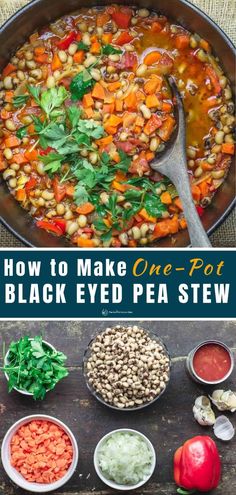 how to make one pot black eyed pea stew