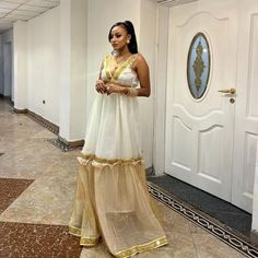 Shiny Modern Elegant Habesha Kemis Ethiopian Dresses, Habesha Dress, Ethiopian Traditional Dress, Ethiopian Dress, Habesha Kemis, Group Outfits, Traditional Dress, Wedding Dresses Simple, British Indian