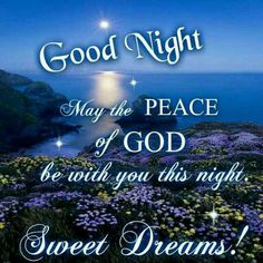 good night may the peace of god be with you this night