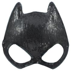 Batgirl to the rescue! Swing by the costume party to save the day wearing this Sequin Batgirl Mask! This plastic mask covers half of the face and is designed to look like Batgirl's mask. The mask has an elastic band attachment that makes for a snug and comfortable fit and is covered in black sequins. Gear up to protect Gotham City as Batman's sidekick wearing this batgirl mask! Shirt not included. Batman Sequin Batgirl Mask product details:  7 1-2in wide x 7 3-4in tall Plastic One size fits most Batgirl Mask, Batgirl Party, Batman Sidekicks, Batman Girl, Halloween Costume Black, Dc Batgirl, Batman Halloween, Batman Costumes, Batgirl Costume