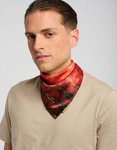 This scarf is designed in Greece and printed in Italy on high quality satin silk, and measures 45 x 45 cm. Satin silk is a slightly heavy fabric which has a smooth and lustrous surface, as well as an exceptional drape. This scarf is unisex, can be worn in a variety of different ways, during all seasons and can be easily adapted to any outfit as a statement piece.Product details: 100% Silk / 45x45cm / Made in Italy Red Satin Scarves As Gifts, Formal Satin Scarves With Satin Finish, Satin Silk, Heavy Fabric, Silk Satin, Silk Scarf, All Seasons, Greece, In Italy