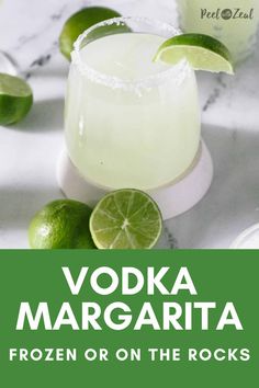 vodka margarita frozen or on the rocks