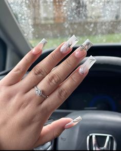 Acrylic Nails Nude, Nails Trends, French Acrylic Nails, Prom Nails, Long Braids, Fire Nails, Pretty Acrylic Nails, Nails Inspo