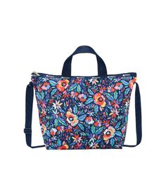 Deluxe Easy Carry Tote - Pareo print | LeSportsac Carry On Tote, Weekender Bags, Wall Opening, Lightweight Bag, Handbags Tote, Zip Top, Weekender Bag, Crossbody Strap, Crossbody Bags