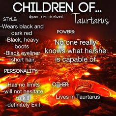 the children of tartarius is written in english and has an image of lava