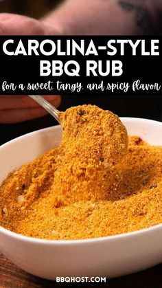 This Carolina BBQ Rub is the perfect mix of sweet and savory for ribs, pork, or any BBQ! A blend that’s easy to make and packed with flavor, it’s a fantastic homemade seasoning to keep on hand for your favorite cuts of meat. Save this dry rub recipe for your next cookout! Click through for the full guide! Rib Seasoning Recipes, Rib Seasoning Rubs, Rib Dry Rub Recipe, Sweet Bbq Rub Recipe, Rubs For Ribs, Grilling Steak Tips, Pork Rubs, Rub For Pork Ribs, Easy Homemade Bbq Sauce