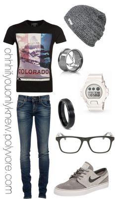 "Untitled #55" by ohhhifyouonlyknew on Polyvore Tomboy Outfits Cute, Tomboy Outfits Swag, Lesbian Outfits, Lesbian Fashion, Dope Outfits For Guys, Tomboy Style Outfits, Mens Fashion Classy