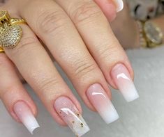 Faded Nails, Bad Nails, Sns Nails Colors, Ideas Uñas, Nails Arts, Pink Ombre Nails, Long Acrylic Nail Designs, Nude Nail Designs, Blush Nails