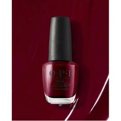 Indulge in OPI Malaga Wine! This rich burgundy nail polish offers a creamy, high-gloss finish for a timeless and elegant manicure. (15 mL - .5 fl oz) Opi Malaga Wine, Opi Red Nail Polish, Malaga Wine, Nail Polish Opi, Opi Colors, Elegant Manicure, La Nails, Red Nail Polish, Color Making