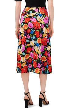 Vivid blooms radiate from an easygoing A-line skirt that you'll quickly come to rely on as a wardrobe essential. 37 1/2" length (size Medium) Pull-on style Unlined Machine wash, tumble dry Made in the USA Multicolor A-line Bottoms For Spring, Spring Multicolor A-line Bottoms, A-line Floral Print Skirt, Non-stretch Cotton Skirt With Floral Print, A-line Floral Print Relaxed Skirt, Multicolor Floral Print Cotton Mini Skirt, Floral Print Voluminous Skirt, Non-stretch Multicolor Floral Print Skirt, A Line Skirt