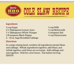 the ingredients for coleslaw recipe are shown in red, yellow and orange colors