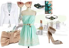 "Simple Tuesday" by smallkinecreations on Polyvore Aqua Green, Girls Best Friend, Dress To Impress, Acne Studios, Blue Green, Acne, Off White, Summer Dresses