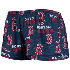 Slumber in Boston Red Sox spirit with this Zest Allover Print Button-Up Shirt and Shorts sleep set from Concepts Sport. It's covered in Boston Red Sox graphics and features a flexible waistband for added comfort. The combination of soft, stretchy fabrics will also help you fall asleep comfortably. Chest pocket Machine wash, tumble dry low Elastic waistband Set includes shirt and one pair of shorts Inseam on size S measures approx. 3'' Brand: Concepts Sport Full-button front Officially licensed M Shirt And Shorts, Sleepwear Sets, Sleep Set, Sleepwear & Loungewear, Fall Asleep, Boston Red, Boston Red Sox, In Boston, Red Sox