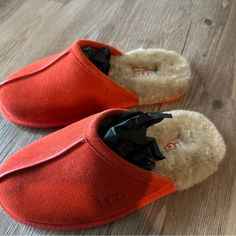 Size 6 Never Used Light Red Color Ugg Red Slippers, Ugg Shoes Women, Ugg Slipper, Light Red Color, Ugg Slippers, Womens Uggs, Shoes Women, Ugg Shoes, Light Red