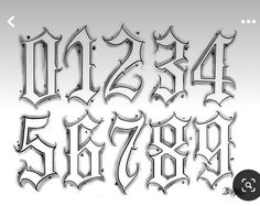 some type of calligraphy that is in the style of an old school tattoo font