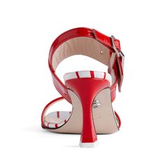 Coquette patent leather slingback. The sandal is slip resistant and features two-tone lining accents, a side buckle and a cushioned insole for comfort. 2.9" heel 6mm = 0.23"memory foam insole. Breathable leather upper, lining & non-marking outsole. Adjustable ankle strap. Designer style handmade in Italy. Medium Width Patent Leather Sandals With Pointed Toe, Patent Leather Sandals With Padded Heel And Square Toe, Patent Leather Open Toe Slingback Sandals With Removable Insole, Modern Patent Leather Sandals With Padded Heel, Patent Leather High Heel Slingback Sandals With Padded Heel, Patent Leather Slingback Sandals With Padded Heel, Modern Patent Leather Slingback Sandals For Spring, Patent Leather High Heel Slingback Sandals With Removable Insole, Patent Leather Open Toe Slingback Sandals With Padded Heel