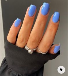 Perfect Summer Nail Color, French Anc Nail, Pedicure Ideas For Fair Skin, Red White Blue Dip Powder Nails, Simple Nails 1 Color, Classy Nail Colors Summer, Short Square Nails Colors, Acrylics Simple Design, January Nail Inspo Short