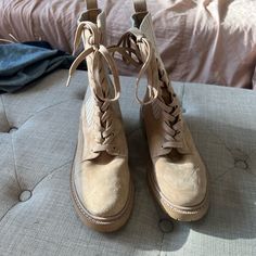 Used Only Twice, No Marks On It! Sam Edelman Boots, Moto Boots, Sam Edelman Shoes, Sam Edelman, Size 7, Women Shoes, Cream, Boots, Women Shopping