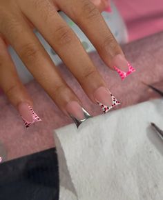 Short French Tip Duck Nails, Poppin Nails, Acrylic Nails Almond Shape, Hair Twist, Twist Styles