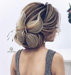 Easy Updos For Long Hair, Prom Hairstyles For Long Hair, Funky Hairstyles, Short Wedding Hair, Hairstyles For Long Hair, Elegant Hairstyles