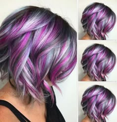 Unicorn Hair Color, Hair Color Crazy, Hair Today Gone Tomorrow, Boring Hair, Color Highlights, Hairstyles Color, Hair Styles Color, Hair Color Purple