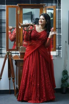 Red Lehenga Simple, Wedding Function Dresses, Reception Lehengas, Lehenga Simple, Designer Dresses Couture, Traditional Gown, Saree Hairstyles