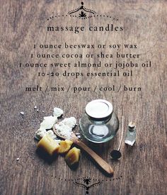 Diy Candles Scented, Crafts Diy Projects, Massage Candle, Candles Scented, Food Candles