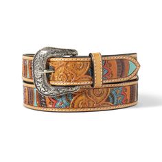 Ariat Women's Paisley Multi Belt A1567008 Ariat Belts, Womens Ariat, Bling Jacket, Boys Cowboy Boots, Girl Cowboy Boots, Twisted X Boots, Western Belt, Beautiful Belts, Branded Belts