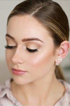 Natural Bridal Makeup, Amazing Wedding Makeup, Wedding Makeup Tips, Bridal Makeup Wedding, Makijaż Smokey Eye