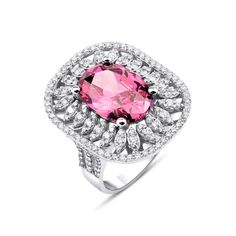 Pink Topaz Ring, Diamond Stone,14K White Gold Fine Jewelry for Woman,Anniversary Day Gift,Birthday Gift,Luxury Jewelry For Woman   This luxury diamond ring from our exquisite collection will show the world your love for luxury and elegance. This unique piece is made of 14K white gold and lots of diamonds, giving it a stylish and sophisticated look that you can't take your eyes off of. The diamond in this ring shines with every turn, giving it an air of luxury and elegance. The design is beautifu Luxury Diamond Rings, Topas Ring, Pink Topaz Ring, Gift Luxury, Pink Topaz, Ring Diamond, Gem Stone, Topaz Ring, Diamond Stone