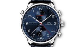 IWC Portugieser Chronograph Rattrapante Edition Boutique Munich Ref. IW371217 Iwc Portuguese, Monochrome Watches, Fancy Watches, Amazing Watches, Blue Watches, Buy Watches, Casual Watches, Classic Watches