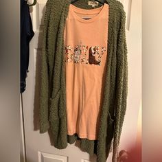 Dolly Parton Tee Sz Large With Listicle Popcorn Cardigan Sz Medium - Both New With Tags From Local Boutique Local Boutique, Dolly Parton, Popcorn, Womens Tops, Tops & Tees, Boutique, Tags, Green, Women Shopping