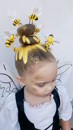 #HalloweenHair #KidsStyle #SpookySeason #BraidsAndBows #CostumeReady #TrickOrTreat #HalloweenFun Halloween Hair Short, Pumpkin Buns Hair, Kids Halloween Hairstyles, Spooky Hairstyles, Halloween Hairstyles For Kids, Cat Hairstyles, Pumpkin Buns, Spooky Hair, Halloween Hairstyle