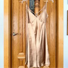 Never Worn, Kept Since 1999 In The Bedroom Closet, Clean, No Odor, No Damage, No Stains. Open Back, Size S Roomy. Night Gown, Slip, Lingerie; 100% Silk. Happy Valentine’s Day! 90s Night, Victoria Secret Dress, Bedroom Closet, In The Bedroom, Victoria Dress, Lingerie Dress, Dresses Backless, Dress 100, Happy Valentine