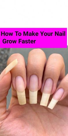 Nails Grow Faster, Make Nails, Food Nails