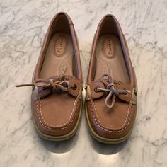 Brand New Sperry Top- Sider Boat Shoes. Size 6.5. Perfect Condition! Neutral Color, Go With Everything Casual Brown Boat Shoes, Brown Slip-on Boat Shoes With Suede Lining, Luxury Brown Slip-on Boat Shoes, Boat Shoes Brown, Brown Low-top Boat Shoes, Sperry Boat Shoes, Shoes Size 6, Sperry Shoes, Top Sider