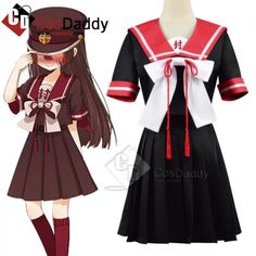 Necktie Skirt, Uniform Skirt, Suit Cosplay, Toilet Bound Hanako Kun, Stocking Tops, Rock Outfit, Anime Inspired Outfits, Toilet Bound, Anime Costumes