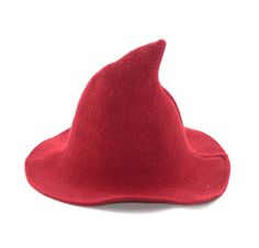 PRICES MAY VARY. Material:Polyester Wool blended knitted fabric, skin friendly, cozy, warm Unique design, witch hat with a wide brim, the brim has wiring in it so you can easily shape it how you want it, easy to match and suitable for any style of clothes Size: 58 cm/22.8''----60 cm/23.6'', will perfect fit even you have a big head. Suitable for blocking glare/sun, costume party,Great for blocking the sun and adding extra protection while outdoors OCCASION: Perfect for any occasion like party, w Halloween Costume Hats And Headpieces One Size, One Size Fits Most Halloween Costume Party Hat, Halloween Cosplay Beanie Hat, Red Novelty Hats For Halloween, Halloween Costume Hat One Size Fits Most, Witchy Wide Brim Costume Hat For Winter, Witchy Winter Hats For Party, Halloween Costume Hat One Size, Winter Costume Party Cap Hats And Headpieces