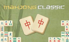 mahjong classic is an old - school version of the traditional chinese domino game