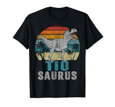 a t - shirt with an image of a dinosaur that says to sauros