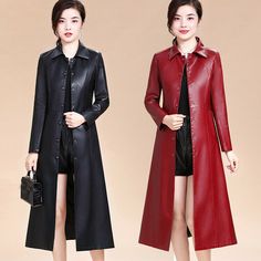 Fashion Womens Faux Leather Long Trench Coats Color: Black,Red,Purple Material: Faux Leather Asian Size: M L XL XXL 3XL 4XL Note: 2-3cm errors in measurements M: Length 118cm,Shoulder 38cm,Bust 86cm L: Length 118cm,Shoulder 39cm,Bust 90cm XL: Length 119cm,Shoulder 40cm,Bust 94cm XXL: Length 119cm,Shoulder 41cm,Bust 98cm 3XL: Length 120cm,Shoulder 42cm,Bust 102cm 4XL: Length 120cm,Shoulder 43cm,Bust 106cm Payment Method:  Please pay for it with Paypal Shipping: I ship it to US with Standard Speed Winter Faux Leather Long Coat, Winter Single Breasted Faux Leather Outerwear, Winter Single-breasted Faux Leather Outerwear, Faux Leather Long-sleeved Outerwear With Buttons, Collared Faux Leather Winter Outerwear, Solid Faux Leather Outerwear With Button Closure, Long Sleeve Faux Leather Outerwear With Button Closure, Red Faux Leather Long Sleeve Outerwear, Faux Leather Outerwear With Button Closure