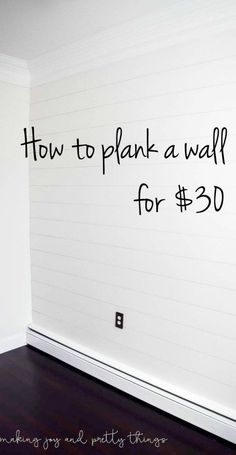 how to paint a wall for $ 30