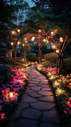 Fenced Garden, Peaceful Soul, Garden Escape, Outdoor Lighting Design, Flowers Photography Wallpaper, Pretty Landscapes, Beautiful Flowers Pictures, Beautiful Nature Wallpaper