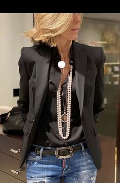 Fashion Icons, Quiet Luxury, Casual Work Outfits, 가을 패션, Blazer Fashion, Fashion Over 50, Casual Fall Outfits