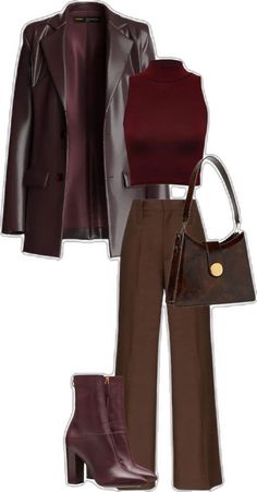 Thanksgiving Outfit Ideas, Corporate Outfits, Brown Pants, Thanksgiving Outfit, Looks Chic, Mode Inspo, Professional Outfits, Outfits Women, Mode Vintage